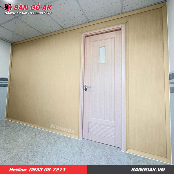 Tấm vách ngăn nhựa vàng sồi nhạt Galawood VN-912